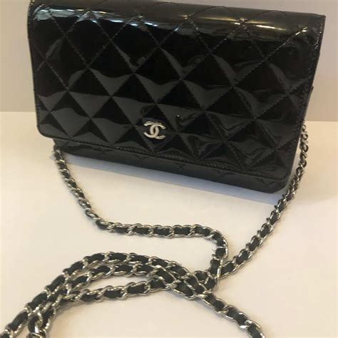 chanel patent wallet on chain|chanel wallet on chain preis.